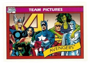 Marvel Universe Team Pictures Karte #138, The Avengers, MCU, Impel, 1990 - Bild 1 von 2