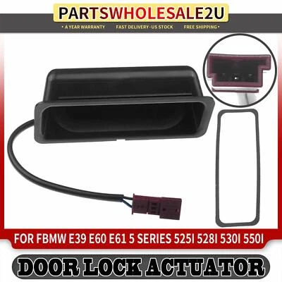 Interruptor de bloqueo de liberación de la tapa del maletero del portón trasero para BMW 525i 528i 530i 540i 545i M5 Foto 1 de 4