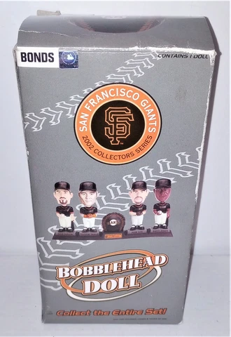 Barry Bonds Bobblehead - SF Giants 2002 Collectors Series w/ Box (Box has Wear) Cover