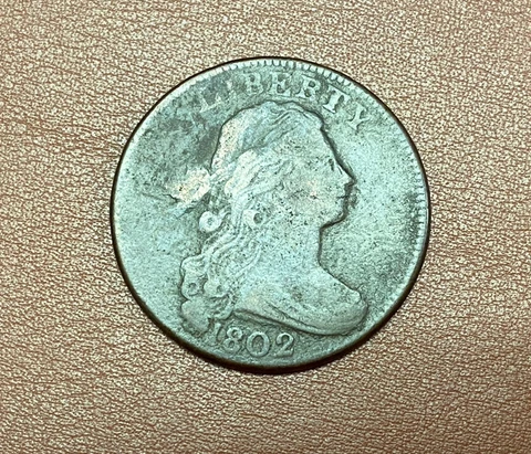 1802 Early Draped Bust Large Cent**** Cover