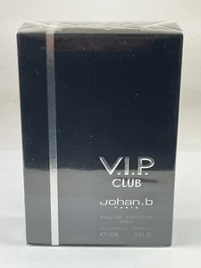 V.I.P. CLUB / VIP CLUB by Johan b 3.4 oz 100 ml Eau De Toilette Spray NEW SEALED - Picture 1 of 4