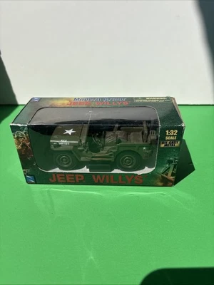 Jeep Willys 1:32 Scale Die Cast Metal 61057 New Ray Toys Modern Armor - Image 1 of 4