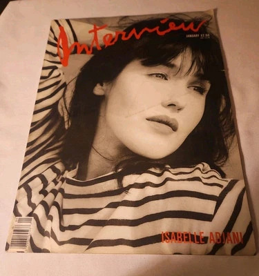 1990 January, INTERVIEW Magazine, Isabelle Adjani  (MH54) - Image 1 of 3