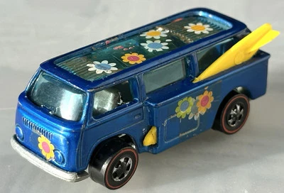 Vintage 1969 Hot Wheels Redline Volkswagen VW Beach Bomb Blue - Image 1 of 4