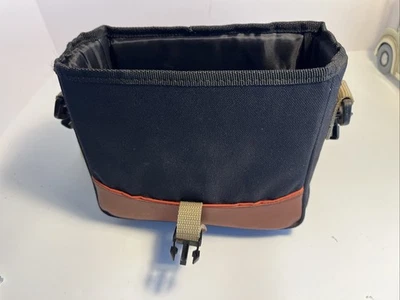 Canvas and Leather Camera Carrying Case with Webbed Shoulder Strap for Nikon - Image 1 of 4