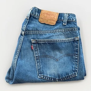 Jeans Levis 505XX vintage años 80 para hombre reales 36x29 descoloridos azul medio 1984 - Imagen 1 de 16
