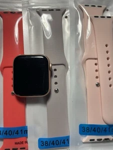 Apple Watch Series 6 40mm Rose Gold Aluminum Case w/3 Bands (GPS +Cellular) - Zdjęcie 1 z 10