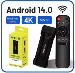 MX10-K  TV Stick Android 14-Archiviazione Da 4 GB RAM-64 GB ROM-4K ULTRA  - Imagen 1 de 6