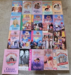 Lot 20 Vtg 1980's 90s Sweet Valley High Francine Pascal YA teen Romance SUPER Ed - Imagen 1 de 7