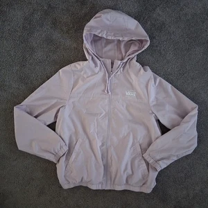 Vans Women's Light Purple Windbreaker Size Large Skater Casual Indie Rock School - Picture 1 of 12