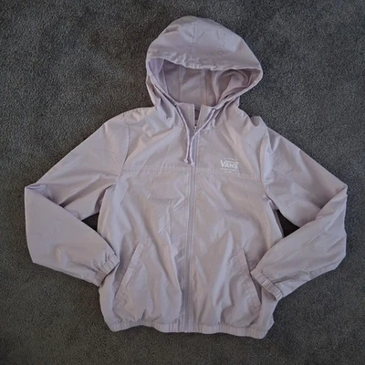 Vans Women's Light Purple Windbreaker Size Large Skater Casual Indie Rock School - Image 1 of 4