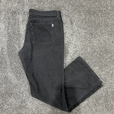 Винтажные женские брюки The North Face 14 серые вельветовые средняя посадка эластичные Y2K - Изображение 1 из 4