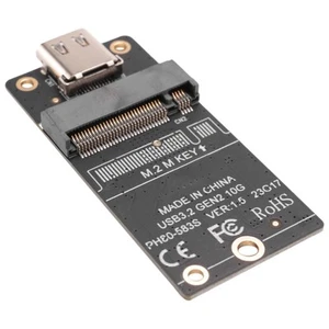 2X(M.2 auf Typ-C SSD-GehäUseadapter M2 NVME HDD-GehäUse-Zwischenplatine JMS4930 - Photo 1/6