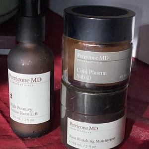 Perricone MD Trio: Cold Plasma Sub-D, Moisturizer, Hi PotencyAmine Face Lift #ar - Bild 1 von 17