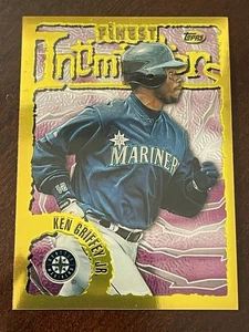 1996 Finest Ken Griffey Jr “Intimidators” GOLD #135 - Picture 1 of 2