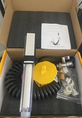 Sanitary Ware Hand Held Shower Head Faucet Attachment/Diverter Set, New in-Box - Image 1 of 4