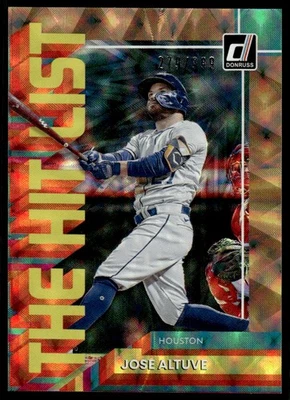 Donruss The Hit List Diamond 2022 José Altuve 279/999 Houston Astros #THL-10 Foto 1 de 2