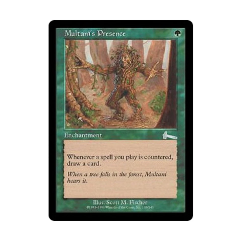 WOTC MtG Urza's Legacy Multani's Presence (U) (Foil) EX - Image 1 of 1