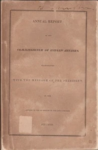 Native Americans / Annual Report of the Commissioner of Indian Affairs 1st ed - Picture 1 of 1