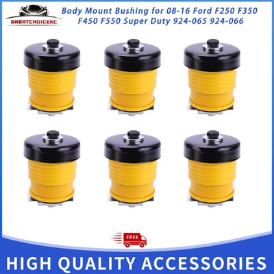 Body Mount Bushing For 08-16 Ford F250 F350 F450 F550 Super Duty 924-065 924-066 - Image 1 of 4