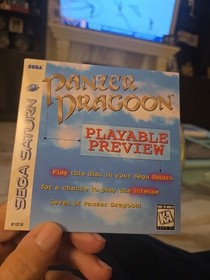 Panzer Dragoon Playable Preview Demo Complete w/sleeve - Sega Saturn Video Game