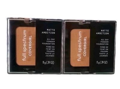 Covergirl Full Spectrum Matte Ambition Pressed Powder (2 PACK) Tan Golden - Image 1 of 4