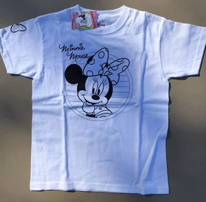 Girls Medium DISNEY MINNIE MOUSE Simplicity Coloring T-Shirt - Bild 1 von 3