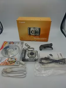 Canon PowerShot A720IS 8MP Digital Camera - Silver - TESTED! Original Box - Picture 1 of 8