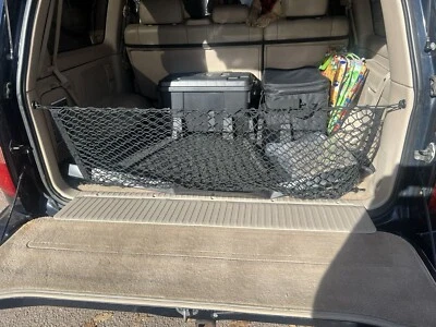 Red de carga organizadora estilo sobre maletero trasero para TOYOTA LAND CRUISER 1995-2003 Foto 1 de 4