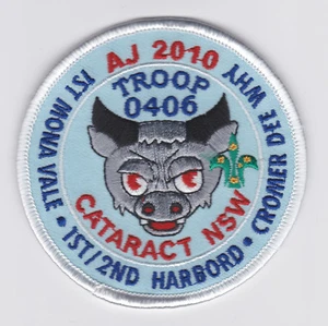 AJ2010 - AUSTRALIA SCOUT NATIONAL JAMBOREE - TROOP 406 SCOUTS CONTINGENT BADGE - Bild 1 von 1