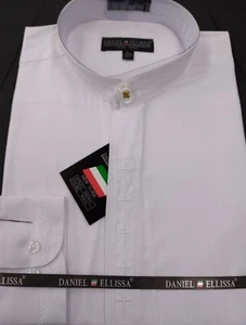 Clergy, Pastor, Minister, Church Cross Shirt white/White - Picture 1 of 1