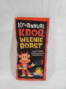 Vintage 2002 World Famous KROQ Weenie Roast Program Los Angeles 10th annual - Bild 1 von 2