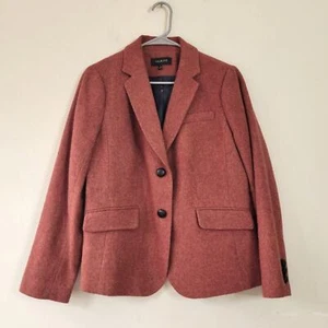 Blazer para mujer Talbots Shetland naranja óxido mezcla de lana talla 10 - Imagen 1 de 6