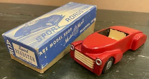 Vintage Ace Products Models of Merit Kit No. 146 Sport Roadster Car 40's 50's - Picture 1 of 5