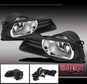 07 08 09 TOYOTA CAMRY JDM BUMPER CLEAR FOG LIGHT LAMP W/CHROME TRIM COVER+SWITCH - Picture 1 of 1