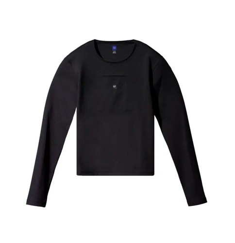 Yeezy Gap Yzy By Balenciaga camicia manica lunga s pelle nera taglia XS