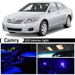 2007-2011 Toyota Camry azul interior + placa de matrícula LED Light Package Kit - Imagen 1 de 12