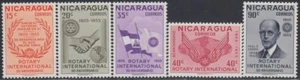 Nicaragua 781/85 1955 50 Years Of Rotary International MNH - Picture 1 of 1
