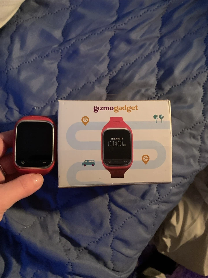 LG Gizmo Gadget LG-VC200 Kid's Verizon Touchscreen GPS Smart Watch Red Band - Image 1 of 1