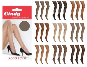 Medias resistentes a escaleras de 20 denier disponibles para mujer y mujer talla M, L, XL - Imagen 1 de 19