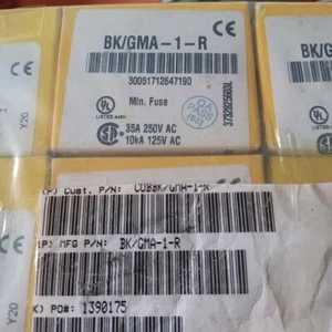 BK/GMA-1-R, Bussmann, GMA Series Fast-acting fuse 1A, 250 Vac, 5 X 20, Lot of 10 - Picture 1 of 1