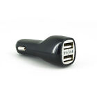 Black Universal DC Dual Ports 2.0 USB 3.1A USB Car Cigarette Charger Adapter