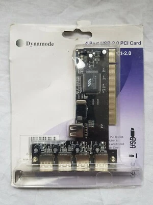 DYNAMODE 4-Port USB 2.0 PCI CARD - Image 1 of 2