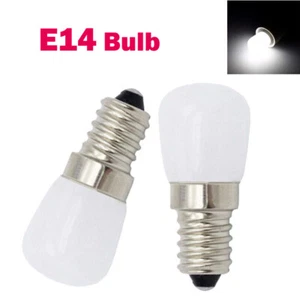 2X E14 LED Refrigerator Light Cool White 2W Refrigerator Light 25W Equivalent - Picture 1 of 11
