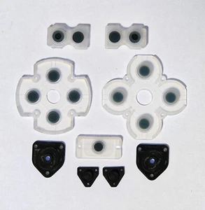 PlayStation 4 PS4 Replacement Rubber Conductive Button Pads JDS-001 9 Pieces - Picture 1 of 2