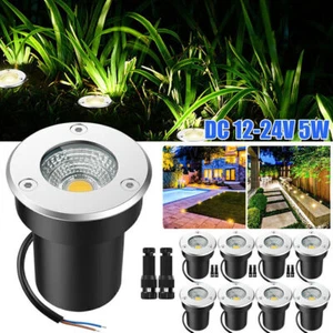 5W LED Bodeneinbaustrahler Außen DC 12-24V IP65 Gartenstrahler Bodenstrahler DE - Bild 1 von 20