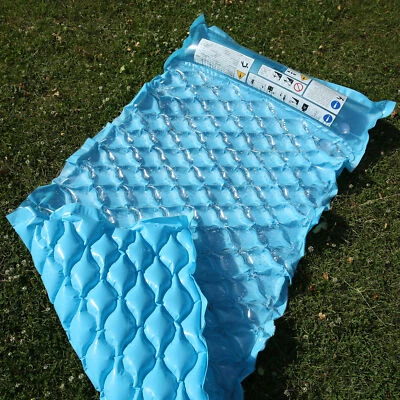 JILONG Jiong Wave Mat Blue 218x88cm Luftmatratze Strandmatte Poolliege Wasserliege