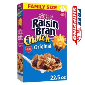 Raisin Bran Crunch Original Breakfast Cereal, Family Size, 22.5 oz Box - Picture 1 of 9