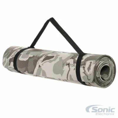 Victor Fitness VYGC2 Premium Non-Slip Texture TPE Yoga Mat Gray Camouflage