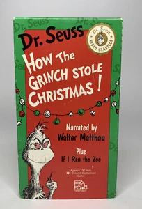 Dr. Seuss 'How The Grinch Stole Christmas!' Vintage VHS Movie Tape - Picture 1 of 7